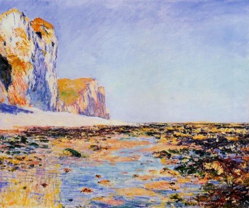  Playa Pintura Art%C3%ADstica - Playa y acantilados de Pourville Efecto matutino Claude Monet